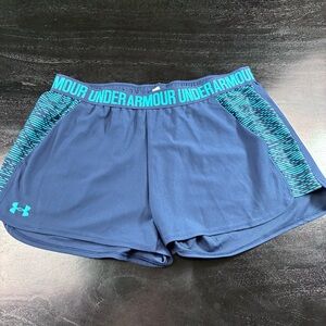 Under Armour Women's Athletic Blue Shorts